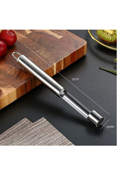 SİHİRLİ AYAKLAR Stainless Steel Fruit Seed Extraction Vegetable Carving Apparatus 20cm