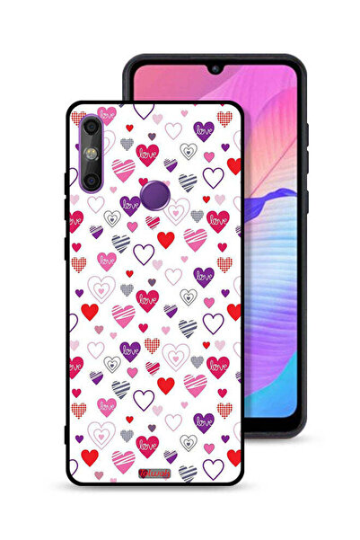 Tolwak غطاء حماية لهاتف هواوي إنجوي 20e بنقشة قلوب