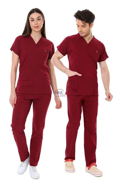 İBA MEDİKAL Costum medical unisex FlexCool Bordeaux