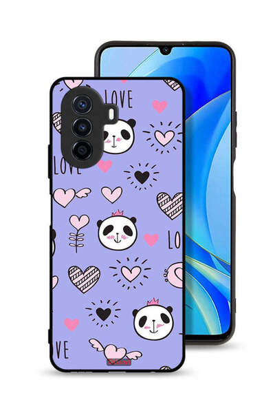 Tolwak غطاء حماية لهاتف هواوي نوفا Y70 بطبعة حب ورسومات باندا