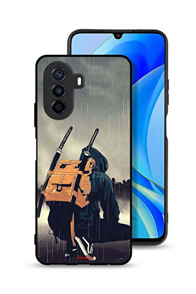 Tolwak غطاء حماية لهاتف هواوي نوفا Y70 برسومات سيف ساموراي الرقمية