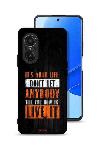 Tolwak غطاء حماية لهاتف هواوي نوفا 9 SE "Its Your Life"