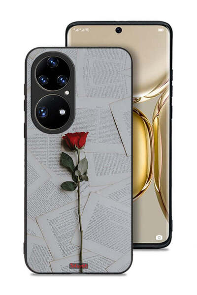 Tolwak غطاء حماية لهاتف هواوي بي 50 برو وردي على ورق