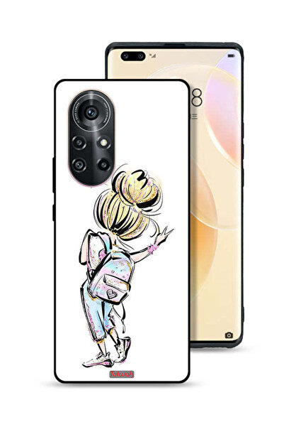 Tolwak غطاء حماية لهاتف هواوي نوفا 8 برو، رسمة فتاة مدرسية