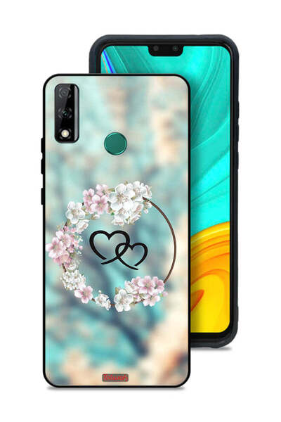 Tolwak غطاء حماية لهاتف هواوي Y8s بتصميم قلوب في فن الخاتم