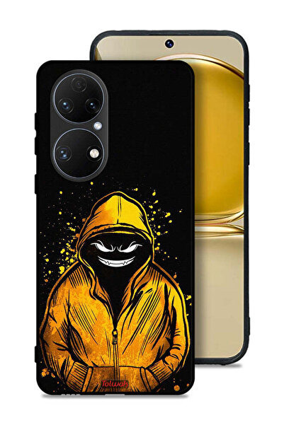 Tolwak غطاء حماية لهاتف هواوي P50 بتصميم مارشميلو بوي آرت