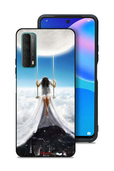 Tolwak غطاء حماية لهاتف هواوي بي سمارت (2021) - فن مدينة الغيوم والقمر