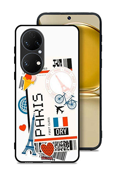 Tolwak غطاء حماية هواوي P50E - ملصق باريس