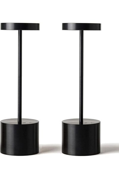 COOYA Rechargeable Cordless Table Lamp,Outdoor Portable Battery Operated Desk Lamps 34 x 8cm