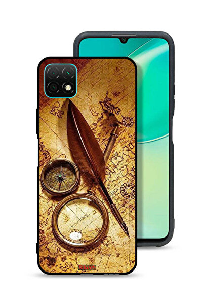 Tolwak غطاء حماية لهاتف هواوي نوفا Y60 بتصميم بوصلة عتيقة