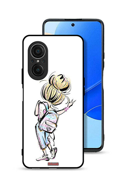 Tolwak غطاء حماية لهاتف هواوي نوفا 9 SE بتصميم فتاة العودة إلى المدرسة