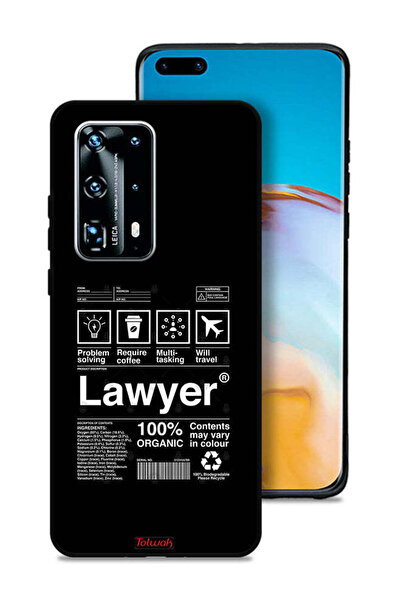 Tolwak غطاء حماية لهاتف هواوي بي 40 برو بلس 5G، ملصق محامٍ