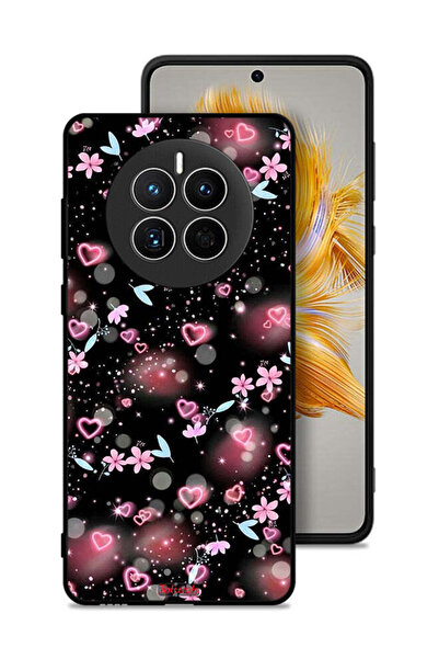 Tolwak غطاء حماية لهاتف هواوي ميت 50 برسومات قلوب وأزهار صغيرة