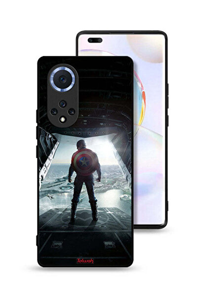 Tolwak غطاء حماية لهاتف Honor 50 Pro بتصميم صورة كابتن أمريكا