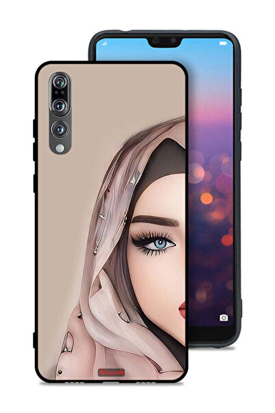Tolwak غطاء حماية لهاتف هواوي P20 Pro بتصميم فتاة نصف وجه
