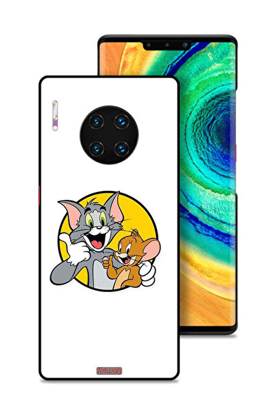 Tolwak غطاء حماية لهاتف هواوي ميت 30 إي برو 5G بتصميم توم وجيري