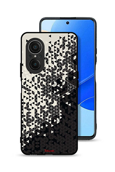 Tolwak غطاء حماية لهاتف هواوي نوفا 9 SE بنمط مثلث فني رقمي