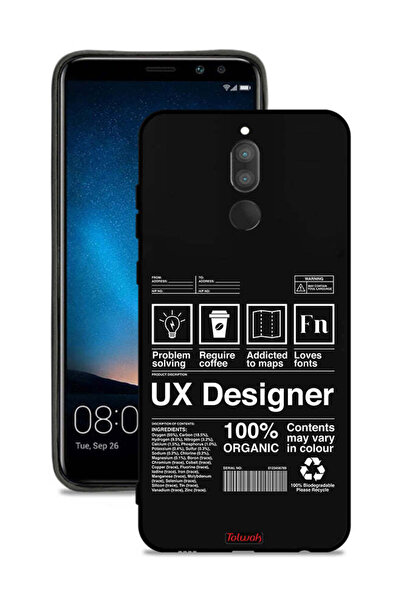 Tolwak غطاء حماية لهاتف هواوي ميت 10 لايت - ملصق مصمم لتجربة المستخدم