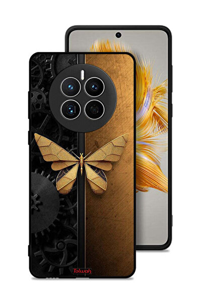 Tolwak غطاء حماية لهاتف هواوي ميت 50 بتصميم فراشة فولاذية