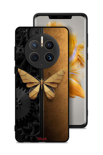 Tolwak غطاء حماية لهاتف هواوي ميت 50 برو بتصميم فراشة فولاذية