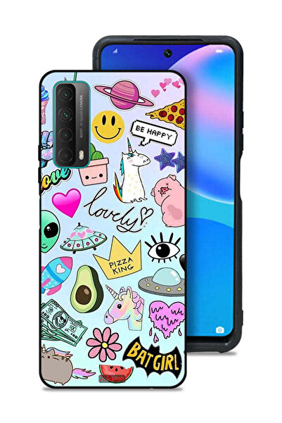 Tolwak غطاء حماية لهاتف هواوي بي سمارت (2021) بملصقات جميلة