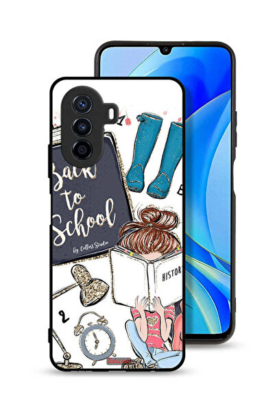 Tolwak غطاء حماية لهاتف هواوي نوفا Y70 - فتاة مدرسية تقرأ التاريخ