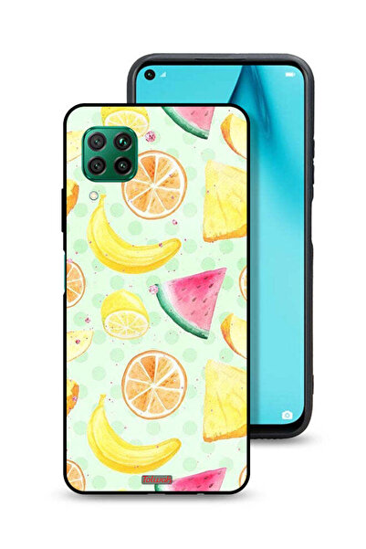 Tolwak غطاء حماية لهاتف هواوي P40 لايت 4G برسومات فواكه وألوان مائية