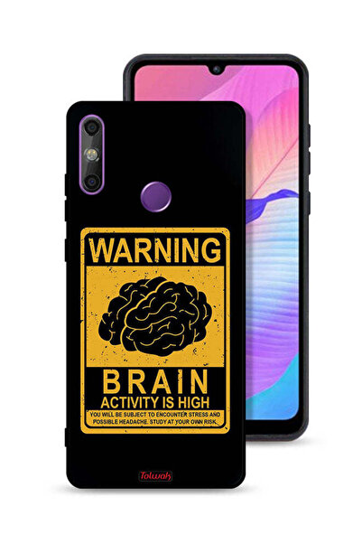 Tolwak غطاء حماية لهاتف هواوي إنجوي 20e تحذير من ارتفاع نشاط الدماغ