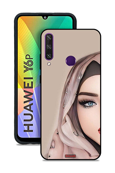 Tolwak غطاء حماية لهاتف هواوي Y6p بتصميم فتاة نصف وجه