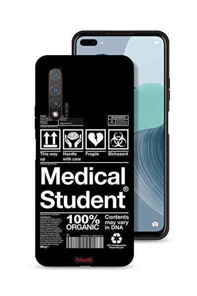 Tolwak غطاء حماية لهاتف هواوي نوفا 6، ملصق طالب الطب