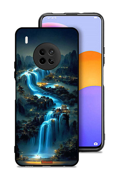 Tolwak Huawei Y9a Protective Case Cover Waterfall Art