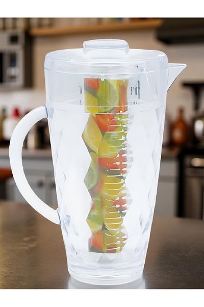Parfait Elegant Design High Quality Pitcher with Infuser Clear 2 Liter