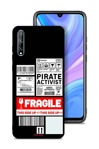 Tolwak غطاء حماية لهاتف هواوي Y8p، ملصق ناشط خاص قابل للكسر