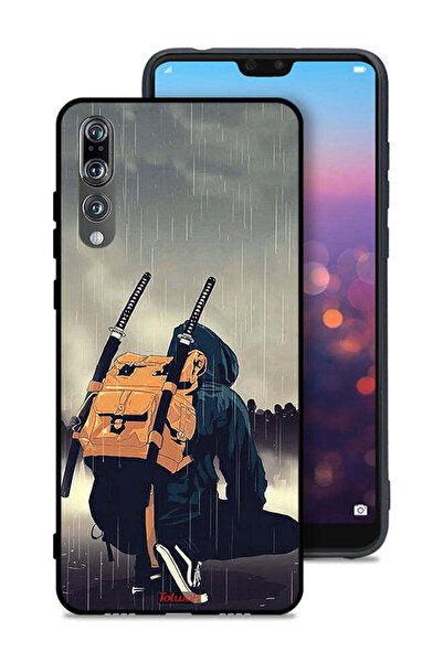 Tolwak غطاء حماية لهاتف هواوي P20 Pro بتصميم سيف ساموراي رقمي