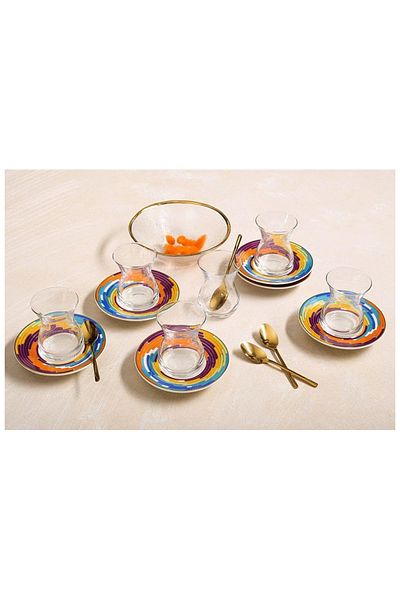 Porland 12 Piece Tea Set for 6 People