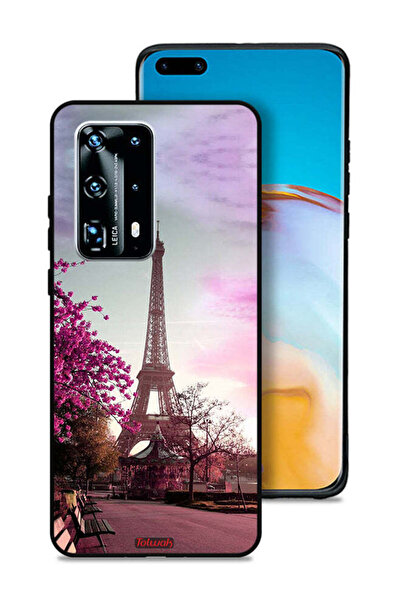 Tolwak غطاء حماية لهاتف هواوي بي 40 برو بلس 5G بتصميم برج إيفل