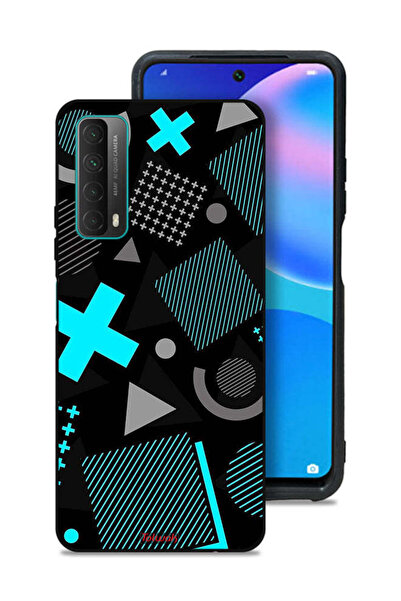 Tolwak غطاء حماية لهاتف هواوي بي سمارت (2021) برسومات أيقونات لعبة الحبار