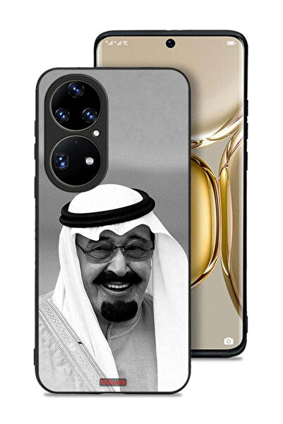 Tolwak غطاء حماية لهاتف هواوي بي 50 برو صورة الملك عبدالله مبتسماً