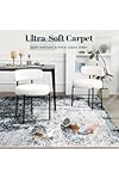 COOYA Printed Floor Carpet Polypropylene Modern Design Non-Slip Rug for Living Room Bedroom Home Decor