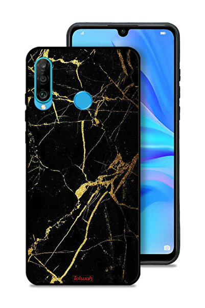 Tolwak غطاء حماية لهاتف هواوي نوفا 4e - رخامي متصدع