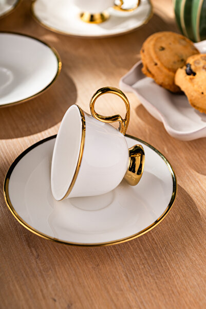 Emsan Rozzental 80 ml 6'lı Kahve Fincan Takımı