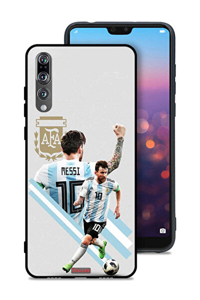 Tolwak غطاء حماية لهاتف هواوي P20 Pro برسومات ليو ميسي