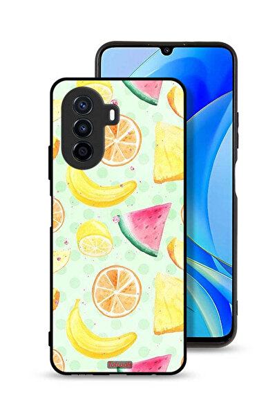 Tolwak غطاء حماية لهاتف هواوي نوفا Y70 برسومات فواكه وألوان مائية