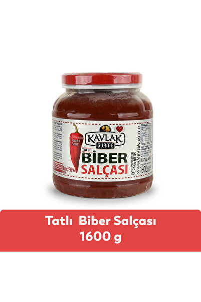 Kavlak Zeytin Tatlı Biber Salçası 1600 GR