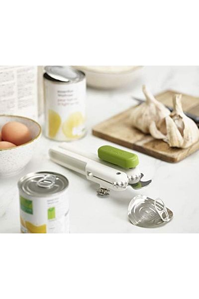 Mena Rise Joseph 20172 Pivot 3-in-1 Can Opener, Stainless Steel, White, 5.79 X 5 X 1