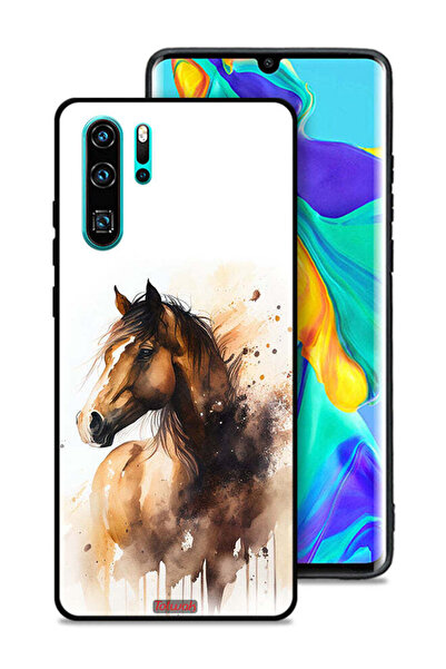 Tolwak غطاء حماية لهاتف هواوي P30 Pro بتصميم حصان تجريدي