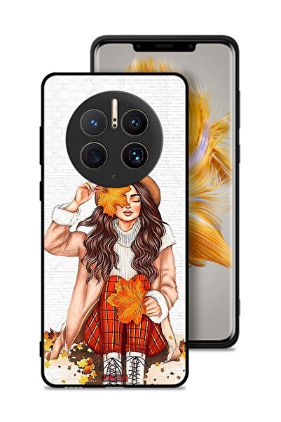 Tolwak غطاء حماية لهاتف هواوي ميت 50 برو يحمل صورة أوراق الخريف