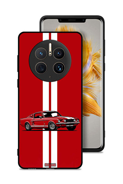 Tolwak Huawei Mate 50 Pro Protective Case Cover Vintage Car Abstract Art
