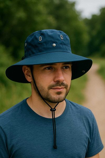 WOHOME Men's Outdoor Breathable Hat- Camping Hat