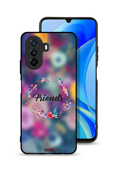 Tolwak غطاء حماية لهاتف هواوي نوفا Y70 بتصميم خاتم أصدقاء الزهور